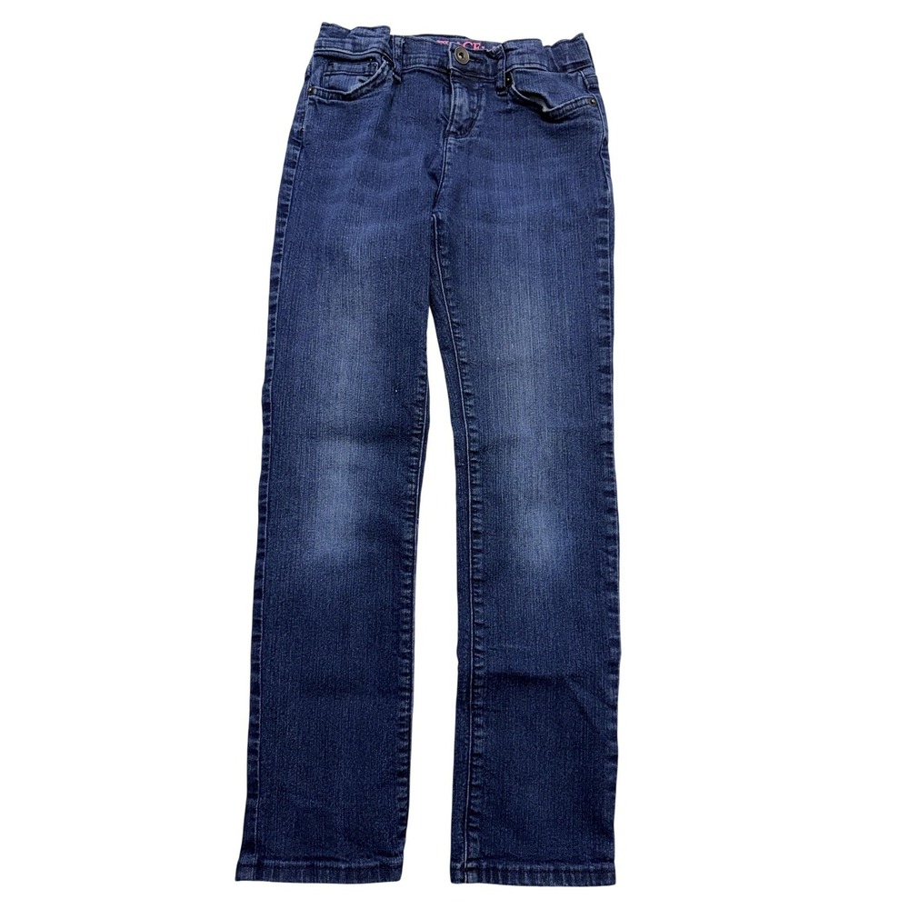 The Children's Place Jeans Girls 10 Blue Skinny Dark Wash Denim Pants Casual